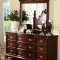 CM7310 Carlsbad Bedroom in Dark Cherry w/Optional Casegoods