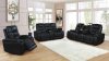 Zane Power Motion Sofa 651301PP Black by Coaster w/Options