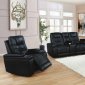 Zane Power Motion Sofa 651301PP Black by Coaster w/Options