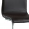 D991DC Dining Chair Set of 4 in Brown PU by Global