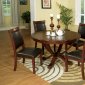 CM3532T Sandy Point 5Pc Dinette Set in Brown Cherry