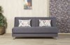 Eco Plus Sofa Bed in Gray Fabric by Casamode