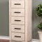 Strasburg Bedroom CM7384 in Wire-Brushed White w/Options