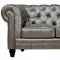 Zahara Sofa TOV-S24 in Silver Leatherette by TOV Furniture