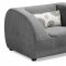 Gray Fabric Modern Living Room Sofa w/Optional Chairs