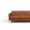 Venere Sofa in Caramel Leather by Beverly Hills w/Options