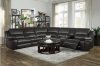 Falun Power Motion Sectional 8260DB in Dark Brown by Homelegance