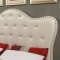 Sugar Youth Bedroom 4Pc Set CM7884IV in Ivory Leatherette