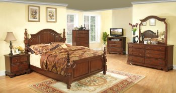 G4700 Bedroom in Cherry by Glory Furniture w/Options [GYBS-G4700]