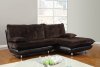 U3613 Sectional Sofa in Chocolate by Global Furniture USA