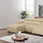 Raina Power Motion Sectional Sofa MNY2793 in Ivory