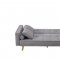 116 Sofa Bed Convertible in Grey Fabric by ESF