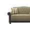 Orient Sofa Bed & Loveseat Set in Brown Fabric