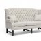 Sussex Sofa in Beige Fabric by Wholesale Interiors w/Options