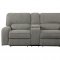 Borneo Motion Sofa 9849MC in Light Mocha Fabric by Homelegance