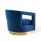 Frolick Accent Chair in Navy Velvet by Modway