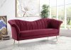 Callista Sofa LV00202 in Red Velvet by Acme