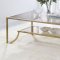 Magalie 3Pc Coffee & End Tables Set 81115 in Antique Gold - Acme