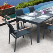 ANew Outdoor Dining Set 7Pc in Lava & Reef by Bellini