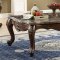 Beredei Coffee Table 81675 in Antique Oak & Marble by Acme