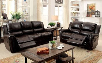 Foxboro Reclining Sofa CM6909 in Brown Leather Match w/Options [FAS-CM6909-Foxboro]