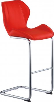 D1446BS-R Set of 4 Bar Stools in Red by Global [GFBA-1446BS-R]