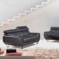 Arianne Sofa in Dark Brown Leather Match w/Optional Items