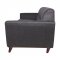 Luray Sofa LL90DGRW in Dark Grey Wool by LeisureMod w/Options