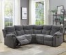 Kalen Motion Sectional Sofa 54135 in Gray Chenille by Acme