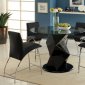 CM8335BK-RPT Halava III Black 5Pc Counter Height Dinette Set