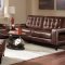 504431 Paige Sofa in Brown Bonded Leather by Coaster w/Options