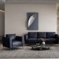 Astonic Sofa LV00212 in Blue Leather by Mi Piace w/Options