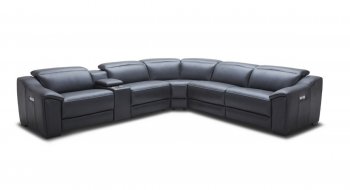 Gentry Power Motion Sectional Sofa in Grey Eco-Leather by VIG [VGSS-Gentry Grey]