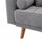 116 Sofa Bed Convertible in Grey Fabric by ESF