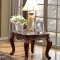 Bellini 254 Coffee Table in Rich Cherry w/Marble Top & Options