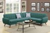 F6963 Sectional Sofa in Laguna Linen-Like Fabric by Poundex