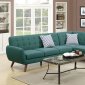 F6963 Sectional Sofa in Laguna Linen-Like Fabric by Poundex