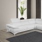 Winner Sectional Sofa in White Leather by J&M