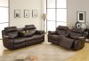 Marille Motion Sofa 9724BRW - Dark Brown - Homelegance w/Options