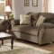 Valentina Sofa 9619NF in Neutral Chenille Fabric by Homelegance