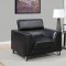 U8210 Sofa in Black PU by Global w/Options