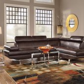 503022 Piper Sectional Sofa in Bonded Leather Match by Coaster