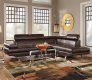 503022 Piper Sectional Sofa in Bonded Leather Match by Coaster