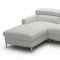 1281b Sectional Sofa in White Full Leather by J&M