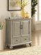 950632 Accent Cabinet in Silver White Tone by Coaster