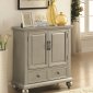 950632 Accent Cabinet in Silver White Tone by Coaster