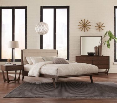 Ruote Bedroom 1745 in Brown-Gray by Homelegance w/Options