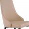 D873DC Dining Chair Set of 4 in Light Brown PU by Global