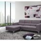 Sydney Sectional Sofa in Gray Fabric by Whiteline