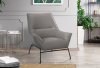 U8943 Accent Chair in Light Gray Leather by Global